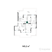 КД Grande Vie — 3-ком 145,2 м² (от 130 680 000 тг)