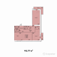 ЖК Diamond — 3-ком 112,8 м² (от 45 108 000 тг)