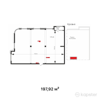 КД Dostyq 300 — 4-ком 197,9 м² (от 385 944 000 тг)