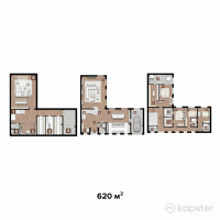 ЖК Esentai City Villas — 5-ком 620 м² (от 620 000 000 тг)