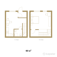 КГ Akbota Village — 2-ком 60 м² (от 27 000 000 тг)