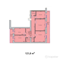 ЖК CHICAGO — 3-ком 121,6 м² (от 46 208 000 тг)
