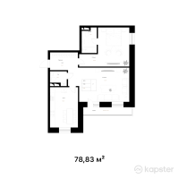 КД Seneca — 2-ком 78,8 м² (от 96 960 900 тг)