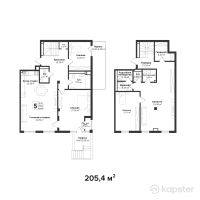ЖК Silver Hills — 5-ком 205,4 м² (от 143 780 000 тг)