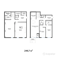 ЖК Silver Hills — 5-ком 246,7 м² (от 172 690 000 тг)