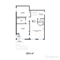 ЖК Silver Hills — 4-ком 251,1 м² (от 175 770 000 тг)