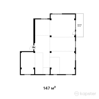 ЖК Sky Villa — 4-ком 147 м² (от 99 960 000 тг)