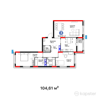 ЖК GreenLine.Atmosfera — 3-ком 104,6 м² (null)