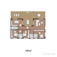 ЖК Country Club — 4-ком 179 м² (от 116 350 000 тг)