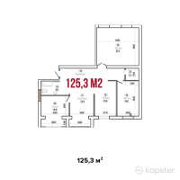 ЖК Qazyna House — 4-ком 125,3 м² (от 20 048 000 тг)