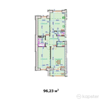 ЖК Австрийский — 3-ком 96,2 м² (от 34 642 800 тг)