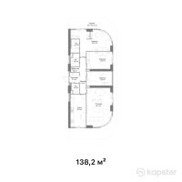 ЖК RAMS Signature — 4-ком 138.2 м² (от 168,063,224 тг)