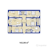 ЖК Turan Palace — 5-ком 142,1 м² (от 59 665 200 тг)