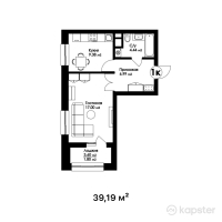 ЖК Sardar City — 1-ком 39,2 м² (от 16 851 700 тг)