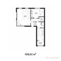 ЖК Asyl Park — 2-ком 109 м² (от 41 427 600 тг)