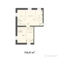 ЖК Asyl Mura — 4-ком 118,3 м² (от 54 422 600 тг)