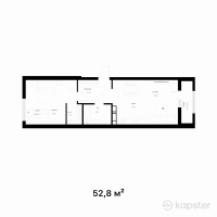 ЖК Arena Sunset — 2-ком 52,8 м² (от 23 760 000 тг)