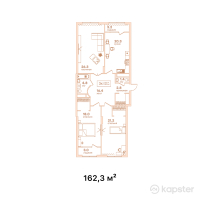 ЖК Vendome — 4-ком 162,3 м² (от 163 923 000 тг)