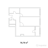 ЖК Irtysh Riverside — 3-ком 78,8 м² (от 29 940 200 тг)