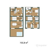 Таунхаус Aktau Terrace Avenue — 4-ком 123 м² (от 39 360 000 тг)