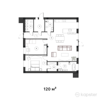 ЖК Ulus City — 3-ком 120 м² (от 72 000 000 тг)