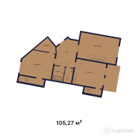 КД на Жамакаева — 2-ком 105,3 м² (от 115 797 000 тг)