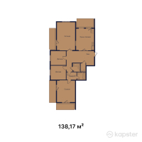 КД на Жамакаева — 4-ком 138,2 м² (от 151 987 000 тг)