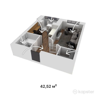ЖК Bavaria Silver — 1-ком 42,5 м² (от 11 905 600 тг)