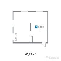 ЖК River City — 2-ком 66,5 м² (от 43 643 680 тг)