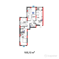 ЖК Nexpo Trend — 3-ком 105,1 м² (от 65 075 470 тг)