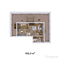 ЖК Monte Mela — 3-ком 160,4 м² (от 94 636 000 тг)