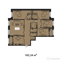 ЖК La Vie — 5-ком 192,3 м² (от 152 910 300 тг)