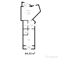 ЖК Presidents Park — 1-ком 84,3 м² (от 37 944 000 тг)