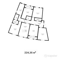 ЖК Presidents Park — 5-ком 224,4 м² (от 100 957 500 тг)