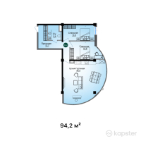 ЖК NOMAD 2 — 3-ком 94,2 м² (null)