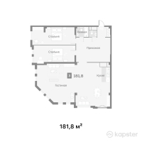 ЖК Exclusive Opera — 3-ком 181,8 м² (от 420 321 600 тг)
