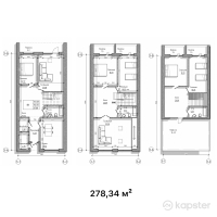 КГ Townville — 5-ком 278,3 м² (от 60 947 700 тг)