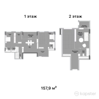 ЖК Rauda — 5-ком 157,9 м² (от 80 529 000 тг)