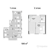 ЖК Rauda — 5-ком 186 м² (от 94 860 000 тг)