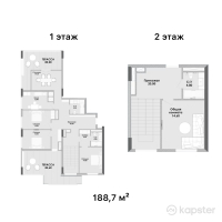 ЖК Rauda — 5-ком 188,7 м² (от 96 237 000 тг)