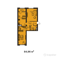 ЖК Aulet Residence — 2-ком 85 м² (от 42 854 300 тг)