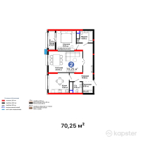 ЖК Nexpo Classic Style — 2-ком 70,3 м² (от 49 034 500 тг)