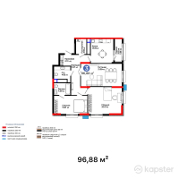 ЖК Nexpo Classic Style — 3-ком 96,9 м² (от 67 622 240 тг)