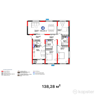 ЖК Grand Turan — 4-ком 138,3 м² (null)