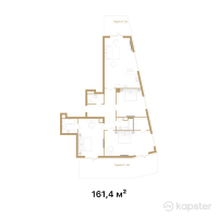 ЖК Sky Park — 4-ком 161,4 м² (от 188 838 000 тг)