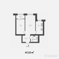 ЖК Grand Park — 2-ком 47,2 м² (от 17 943 600 тг)