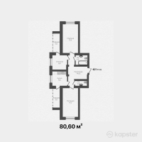 ЖК Grand Park — 3-ком 80,6 м² (от 30 628 000 тг)