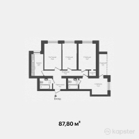 ЖК Grand Park — 3-ком 87,8 м² (от 33 364 000 тг)