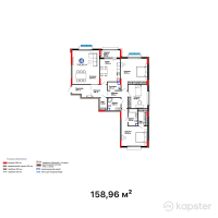 ЖК Nexpo Vision — 4-ком 159 м² (от 119 855 840 тг)