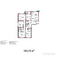 ЖК Nexpo Vision — 5-ком 183,8 м² (от 138 547 500 тг)